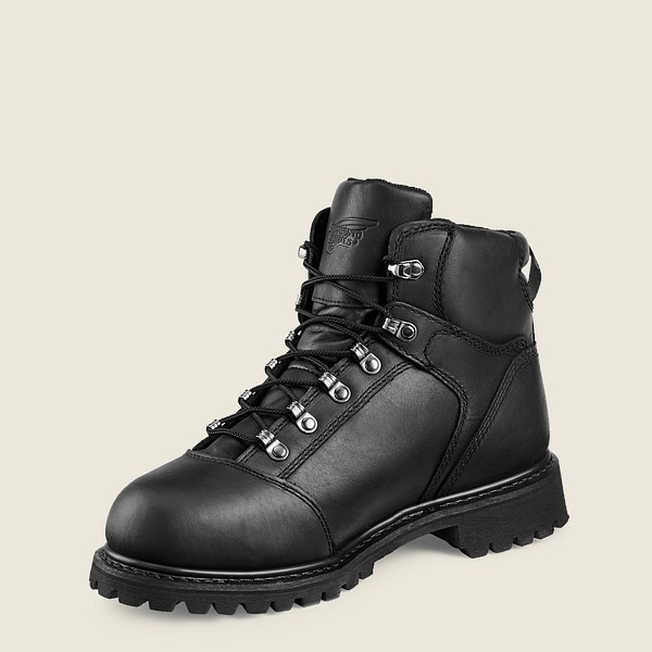 Red Wing Safety Bot Erkek - Truwelt - 6-Inch Waterproof Toe - Siyah - 93JFRDZPS